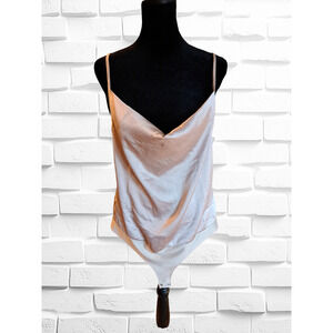 Sincerly Jules Champagne Color Bodysuit Size Large